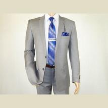 Men's Soft Wool Cashmere Light Gray Business Suit Giorgio Cosani 900-03 Gray New image 4