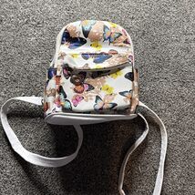 Unbranded Butterfly Print Small Backpack Approx 9x9x4” Pre-owned - €9,42 EUR