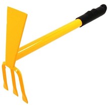 Hand Hoe Cultivator &amp; Fork 430mm Dig Plant Dirt Soil Garden Gardening To... - $9.42