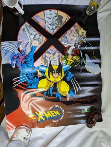 Primary image for 1995 Marvel X-Men Mystery Super Villains Poster Chef Boyardee