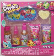 Shopkins Better Together Bath &amp; Body Spa With Satin Sleep Mask  7 Piece Set - £25.31 GBP