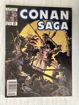 CONAN SAGA #25 - May 1989 - Marvel - HOWARD CHAYKIN, JOHN BUSCEMA, FRANK... - £6.35 GBP