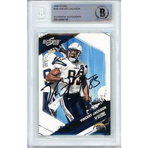 Vincent Jackson San Diego Chargers Signed 2009 Score Beckett BGS On-Card Auto - £61.45 GBP