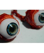 Dead Head Props Pair of Realistic Life Size Bloody Ripped Out Eyeballs -... - £27.45 GBP