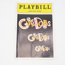 Vintage Playbill Guys and Dolls Martin Beck Theatre November 1992 - £26.78 GBP