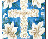 Lilies of Faith Toland Art Banner - $24.00