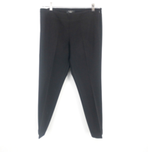 Talbots Black Modern Fit Pants Slacks Size 10P Side Zip No Pockets - £19.14 GBP