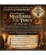 Workshop for 16: Unveiling the Mysteries of the Tarot - $400.00