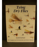 TYING DRY FLIES RANDALL KAUFMANN SOFT COVER 1991 DRY FLY INSTRUCTION &amp; P... - £17.69 GBP