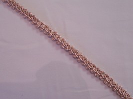 10yds ELEGANT TOFFEE COLOR GIMP BRAID 3/8 inches wide PERFECT FOR DECOR ... - $12.00