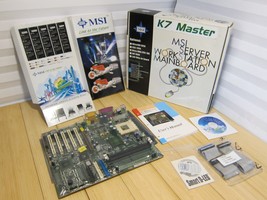 NOS! MSI K7 Master MS-6341 Ver 1.1 Socket 462/A AMD Athlon Duron ATX Motherboard - $560.99
