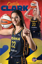 Caitlin Clark Indiana Fever Licensed 2024 WNBA 22.375&quot; x34&quot; Wall Poster ... - £7.89 GBP