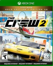 NEW The Crew 2 Gold Edition STEELBOOK Microsoft Xbow One Video Game French/Eng - $54.44