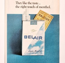 1966 Belair Menthol Cigarettes Advertisement Tobacco Smoking Vintage DWJJ11 - $19.99