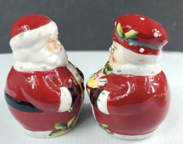 Santa and Mrs Clause Salt Pepper Shakers Excellent Condition - £7.81 GBP