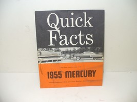 Vintage 1955 Mercury Quick Facts Dealer Pamphlet Montclair Monterey Custom VG - £7.50 GBP