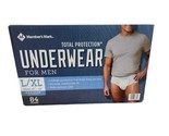 Member&#39;s Mark Total Protection Incontinence Underwear for Men Large/Extr... - $49.40