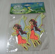 Disney Fairies Sticker Wall Decoration FOAM Shape decor brown hair orang... - $6.46