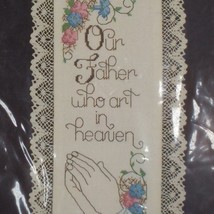 Vintage Janlynn Counted Cross Stitch Kit #78-29 Lord&#39;s Prayer NEW IN PACKAGE! - £21.29 GBP