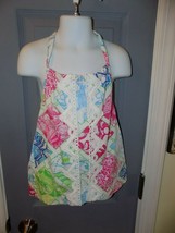 Lilly Pulitzer Jubilee Patchwork Halter Top Size 5 Girl&#39;s - £21.82 GBP