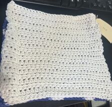 HANDMADE SET OF 2 CROCHET COTTON DISH CLOTHS OR WASH CLOTHS APPROX 8x10”... - $4.95