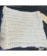 HANDMADE SET OF 2 CROCHET COTTON DISH CLOTHS OR WASH CLOTHS APPROX 8x10”... - $4.95