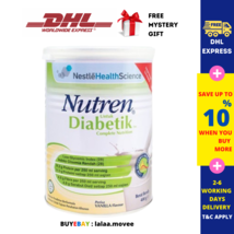 Nestle Nutren Diabetic Milk Complete Nutrition Vanilla 800g DHL EXPRESS - $71.85