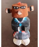 Vintage Hopi Kachina Doll Hand Carved Painted Native American 3.25” figure - $726.02 MXN