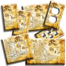 Pirate Skull Treasure Island Map Light Switch Outlet Wall Plates Boys Room Decor - £14.32 GBP+