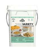 Emergency Survival Food Supply Kit Bucket Dinner Meal MRE 30 Day Dried S... - $101.28 CAD