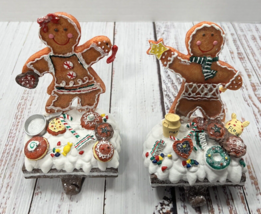 Kurt S. Adler Gingerbread Man Pair (2) Stocking Holder Set Santa’s World READ - £19.53 GBP