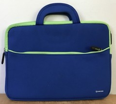 Evecase Neoprene Blue Green Laptop Tablet iPad Computer Carrying Case Ba... - $27.25 CAD