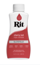 Rit All-Purpose Liquid Fabric Dye, Cherry Red, 8 Fl. Oz. - £4.44 GBP