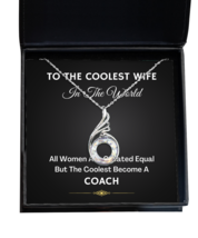 Coach Wife Necklace Gifts - Phoenix Pendant Jewelry Present From Husband... - £39.87 GBP