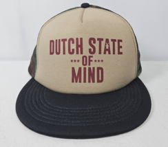 Dutch State of Mind Mesh Back Camo Trucker Hat Cap Dutch Bros Coffee - £11.84 GBP
