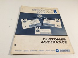 Chrysler Master Technicians Service Reference Book 758 75 8 Customer Ass... - $12.99