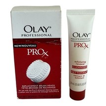 Olay Pro X Replacement Brush Heads (2) With Exfoliating Cleanser Travel ... - $41.80
