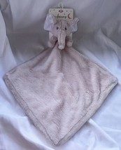 So Dreamy Baby Lovey Pink Elephant 15&quot; Square Security Blanket &amp; Thick Soft New - £14.93 GBP