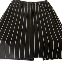 Armani Collezioni Women&#39;s Skirt Black Pinstriped Size 8 - £100.51 GBP