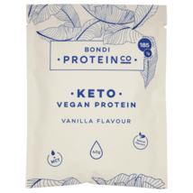 Bondi Protein Co Vegan Keto Blend Vanilla Single Serve Sachet 40g - £51.40 GBP