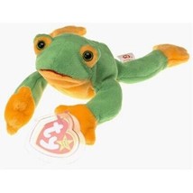 Ty Beanie Baby: Smoochy the Frog The Frog 1997 ** MANY Tag ERRORS ** PVC! - £81.09 GBP