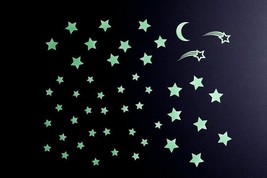 Gloplay Starry Night Glow In The Dark Stars Stickers Removable &amp; Reusable New - £15.97 GBP