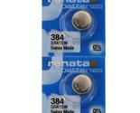 Renata 384 SR41SW Batteries - 1.55V Silver Oxide 384 Watch Battery (10 C... - £4.01 GBP+