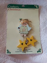 Vintage Christmas Angel Decoration Wooden Angel for Decorating or Crafting - £9.58 GBP