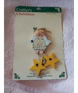 Vintage Christmas Angel Decoration Wooden Angel for Decorating or Crafting - £9.59 GBP