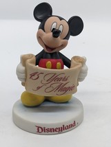 Disneyland Mickey Mouse Figurine 45 Years of Magic - £12.88 GBP