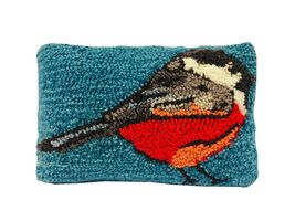 Chickadee Teal Rug/Doormat/Pillow - $25.00