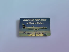 Alaska Airlines Boeing 737-900 Launch Customer Pin LED Lights - $4.99