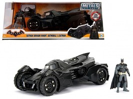 Arkham Knight Batmobile with Batman Diecast Figure 1/24 Diecast Model Ca... - £43.33 GBP