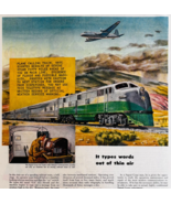 1947 Army Signal Corps Advertisement Train Plane Messaging Recruitment D... - $572.04 MXN